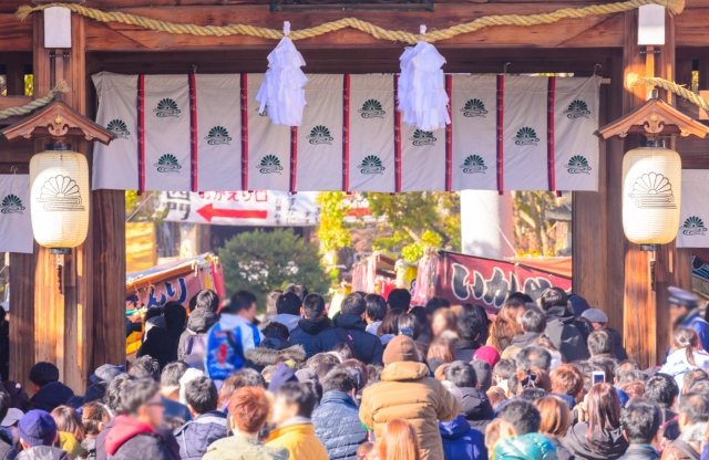 湊川神社の初詣の画像