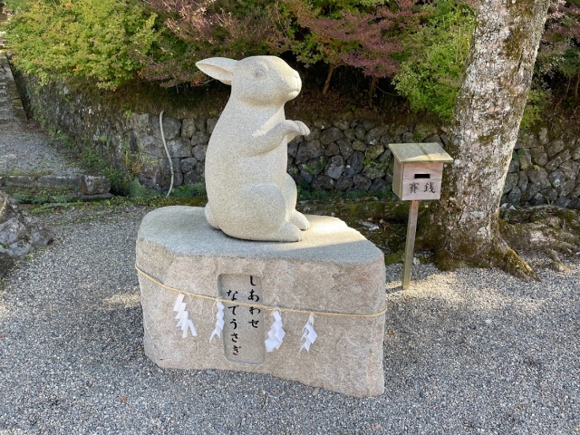 出雲大神宮しあわせなでうさぎの画像