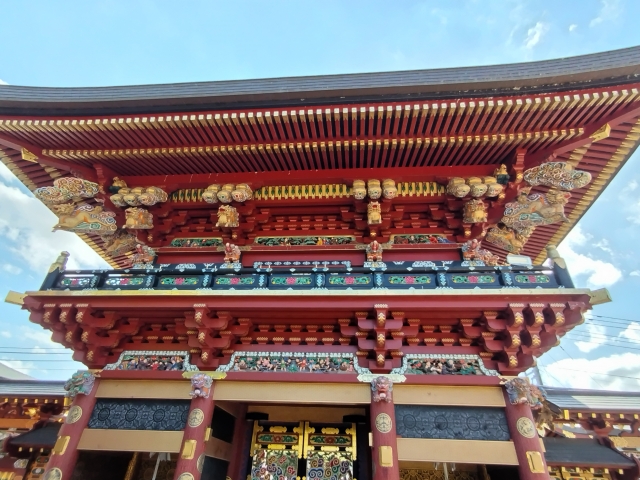 大杉神社の麒麟門の画像