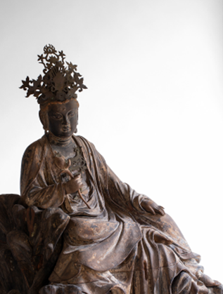 東慶寺の水月観音坐像の画像